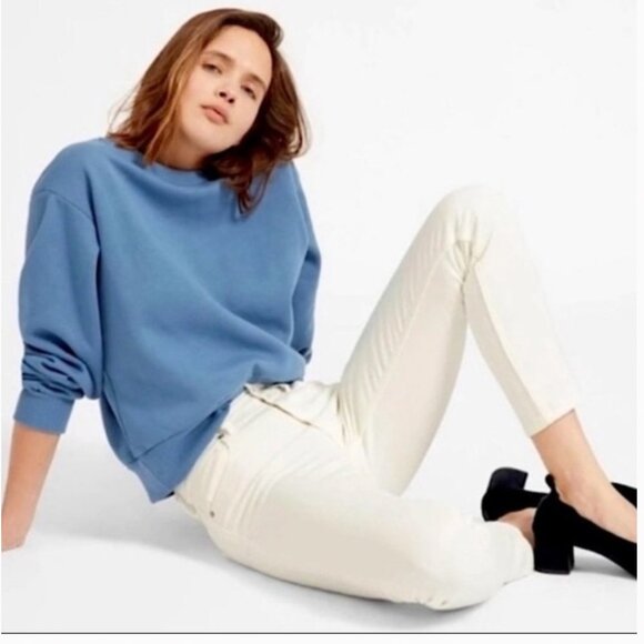 Everlane Mid Rise Skinny Jean White Denim 26 - Picture 3 of 13